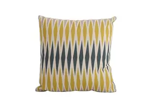 Harlequin Yellow Square Scatter Cushion - image 1