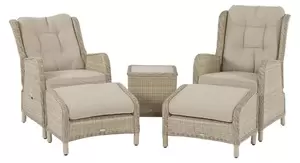 Chedworth Deluxe Recliner Set with 2 Footstools & Ceramic Top Coffee Table - image 1