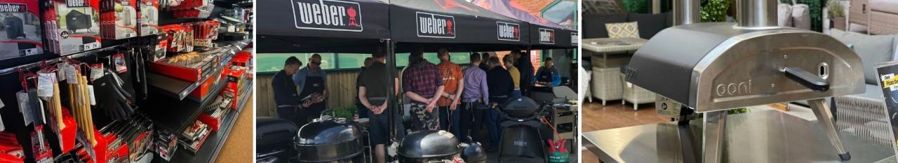 Weber bbq Ooni Pizza oven near me - Trioscape