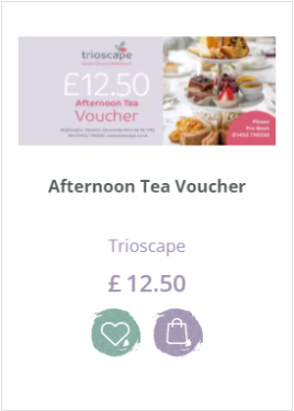 Afternoon Tea Voucher for Trioscape Garden Centre Restaurant