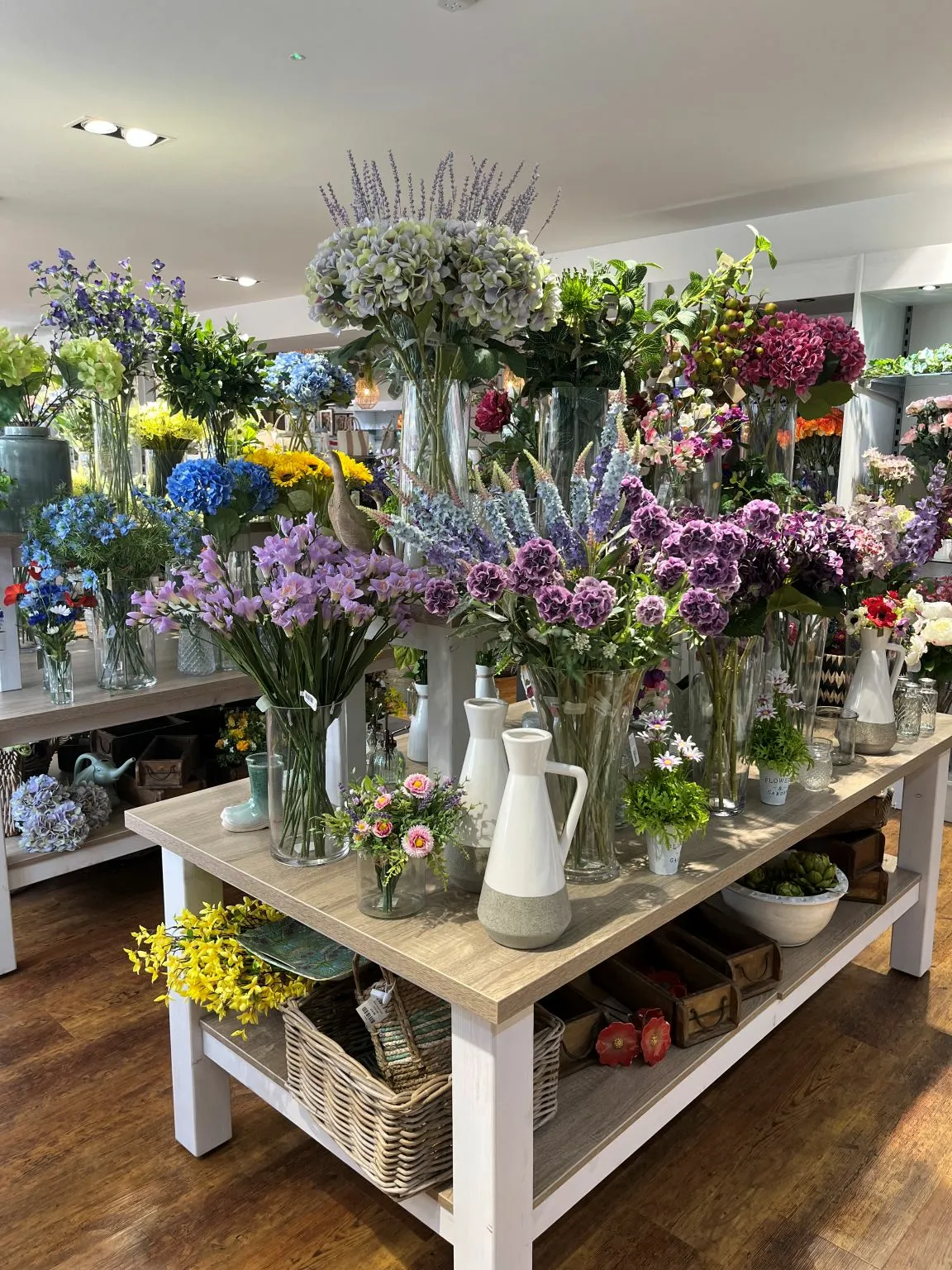 Silk flowers