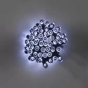 100 White LED Solar String Lights - image 2