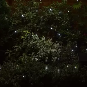 100 White LED Solar String Lights - image 3