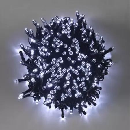 200 White Solar Powered String Lights - image 2