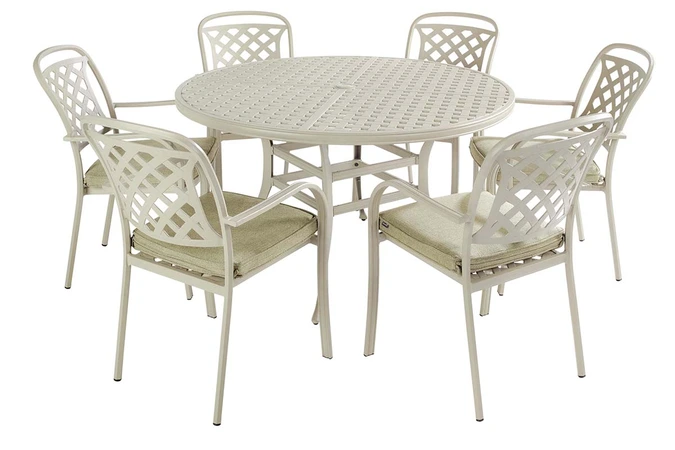 Berkeley 6 Seat Round Set - Maize - image 1