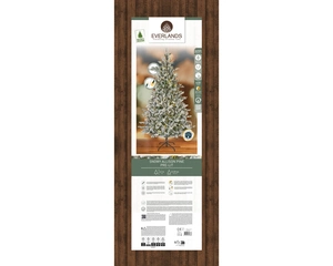 EVERLANDS Allison Pine Snowy Prelit 7ft 210cm - image 2