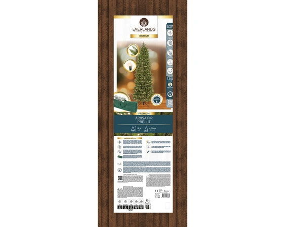 EVERLANDS Arosa Fir Prelit 6ft 180CM - image 2