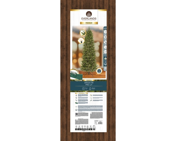 EVERLANDS Bretton Fir Prelit 7ft 210cm - image 2