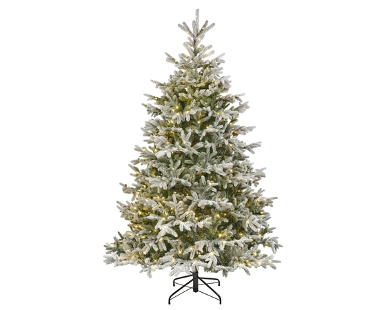 EVERLANDS Nordmann Fir Snowy Prelit 7ft 210cm - image 1