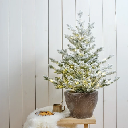 EVERLANDS Norway Potted Tree Snowy Micro LED 120cm - image 2
