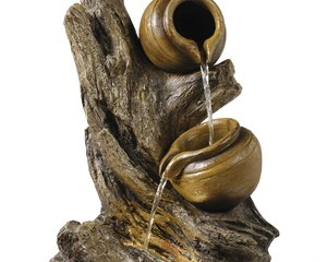 Fountain Log And Pot - image 2