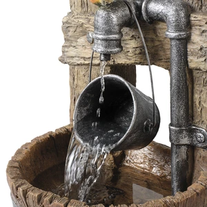 Fountain Robin Barrel Solar - image 2