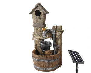 Fountain Robin Barrel Solar - image 1