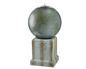 Fountain Sphere On Plinth - image 1
