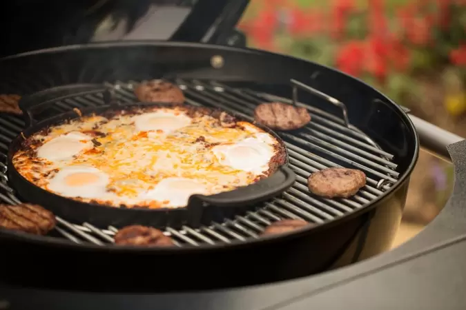 Griddle, Cast iron, fits Gourmet BBQ System™ - image 3