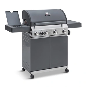 Grillstream Classic 4 Burner Hybrid with Side Burner - Matt Grey - image 1