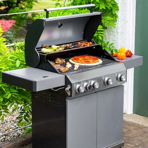 Grillstream Classic 4 Burner Hybrid with Side Burner - Matt Grey - image 3