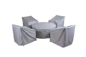 Hartman Buxton 4 Seat Cosy Firepit Lounge Set Cover