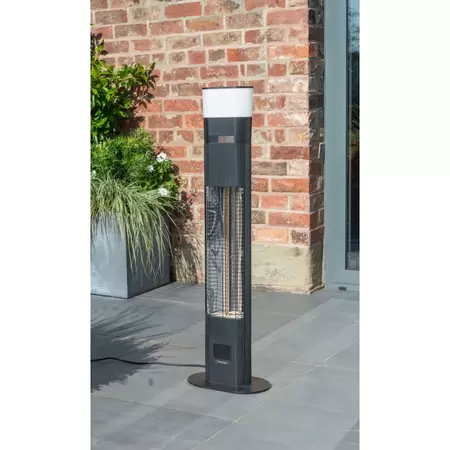 Ibiza - Small Standing Heater with LED and Bluetooth Speaker (1800w) - image 2