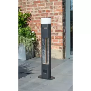 Ibiza - Small Standing Heater with LED and Bluetooth Speaker (1800w) - image 2