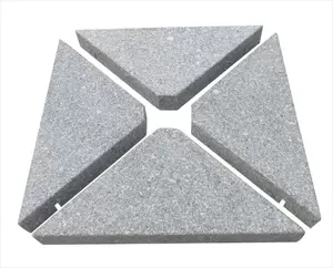 Lichfield 2.7m x 2.7m Square Parasol (includes Granite Base & Protective cover) - Sand - image 5