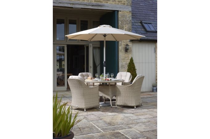 table parasol and base