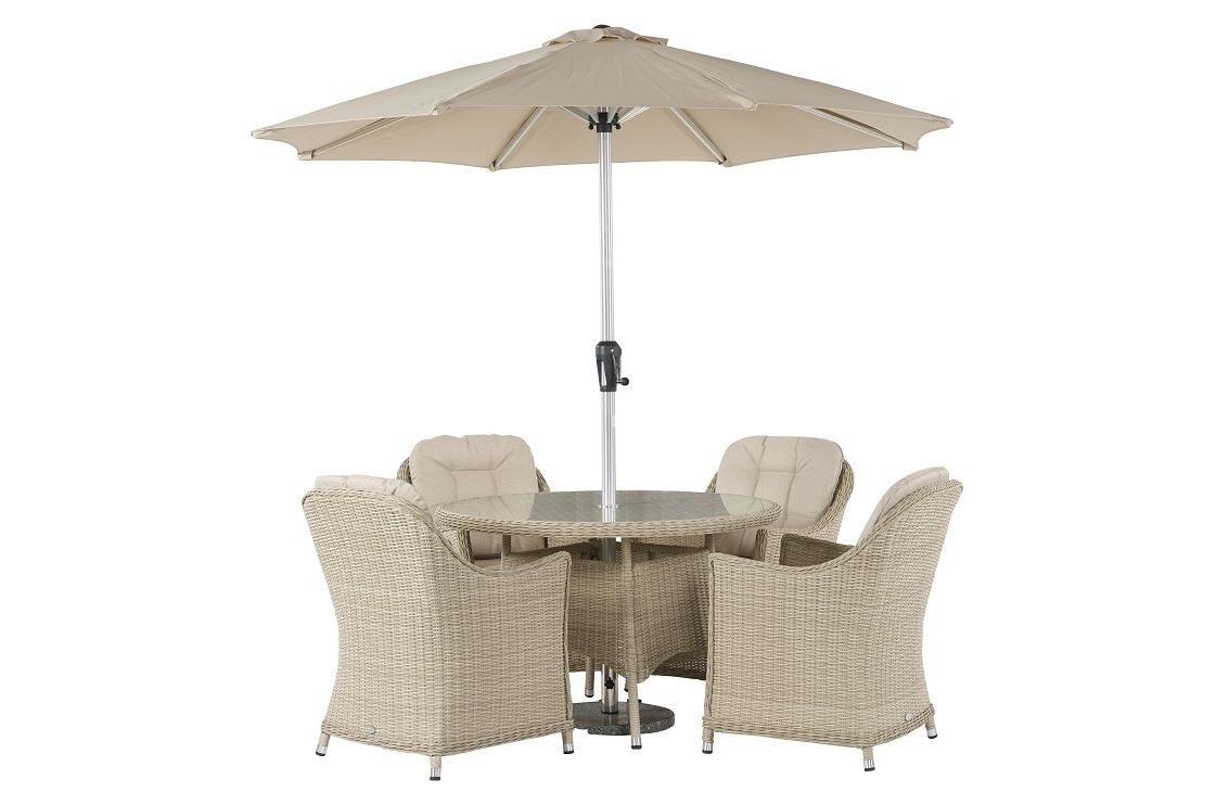 table parasol and base
