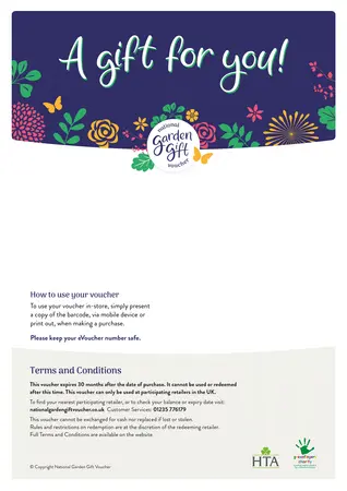 National Garden Gift Voucher - A Gift For You - image 2