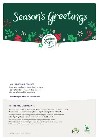 National Garden Gift Voucher - Season's Greetings