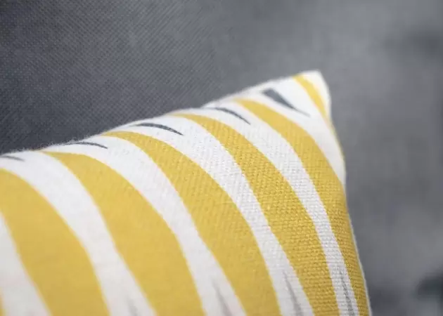 Harlequin Yellow Square Scatter Cushion - image 2