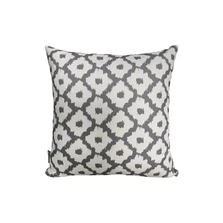 Light Grey Medallion Square Scatter Cushion