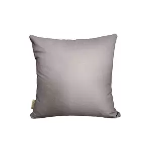 Plain Light Grey Square Scatter Cushion
