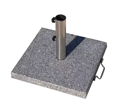 Square Granite Base with wheels (25kg)