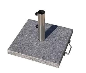 Square Granite Base with wheels (25kg)