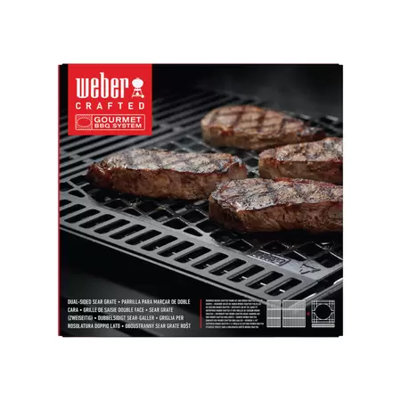 Weber Crafted dual sided sear greate - image 1