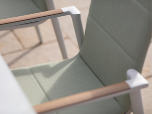 Sofia 200/260 x 95cm Ext X Frame Rectangle Table with 8 Deluxe Armchairs - Green - image 4