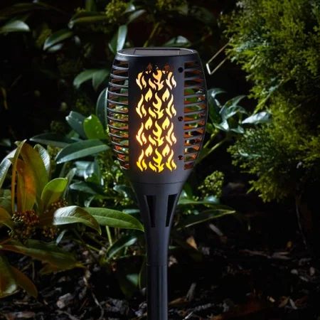 Compact Flaming Torch Open Stock - Black