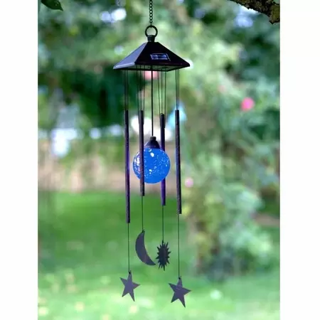 Sun Moon Star Solar Windchime - image 2