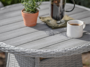 Tetbury 80cm Tree-Free Bistro Table with 2 Dining Chairs - Graphite - image 3