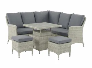 Tetbury Mini Sofa with Mini Adjustable Tree-Free Table & 2 Stools - Cloud - image 2