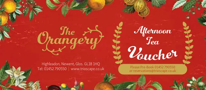 The Orangery Afternoon Tea Voucher