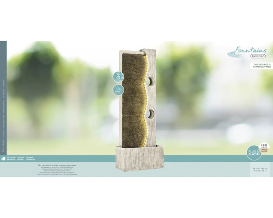 Wavy Wall Fountain Large - image 2