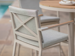 Wisley 90cm Round Bar Table with 4 Bar Stools - Mocha - image 3