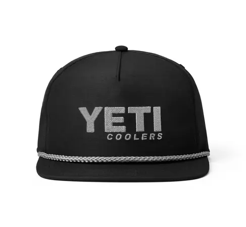 YETI Coolers Flat Brim Rope Hat - Black - image 2