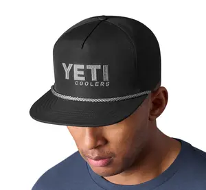YETI Coolers Flat Brim Rope Hat - Black - image 5