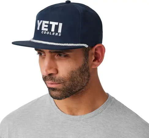 YETI Coolers Flat Brim Rope Hat -Navy - image 5