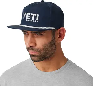 YETI Coolers Flat Brim Rope Hat -Navy - image 5