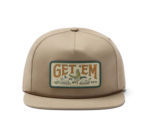 YETI Get 'Em Flat Brim Snapback - Taupe - image 2