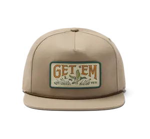 YETI Get 'Em Flat Brim Snapback - Taupe - image 2