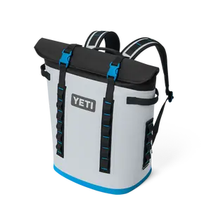 YETI Hopper Backpack M20 Soft Cooler - Fog Grey/Blue - image 2